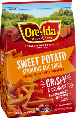 Ore-Ida Sweet Potato Straight French Fries, 19 oz Bag