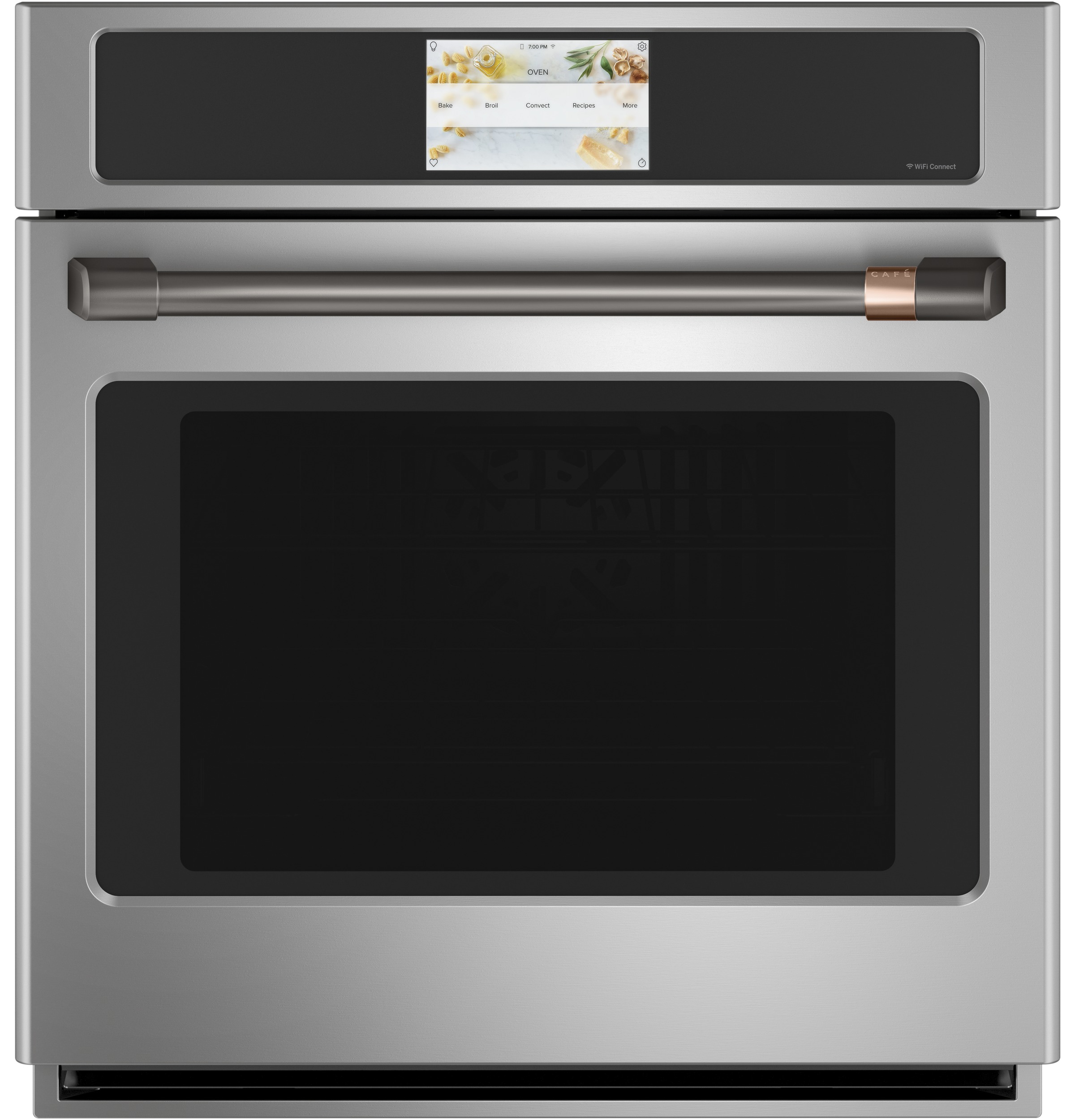 27" Width Hndl Kit for Sgl Wall Ovens Brushed Black For use w/ Wall Ovens — Not Connectable view 2