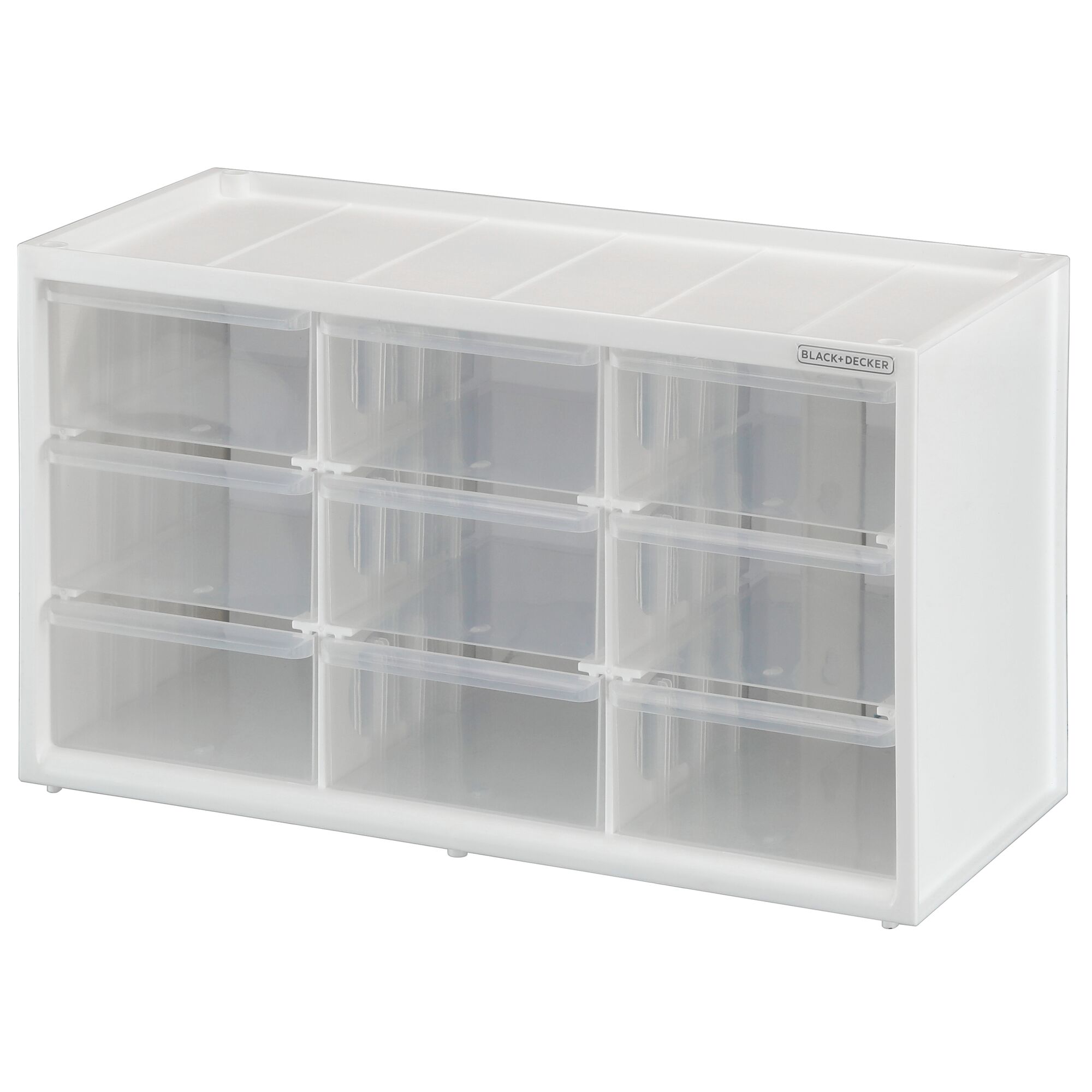 Black and decker Large 9 Drawer Bin System with clear drawers