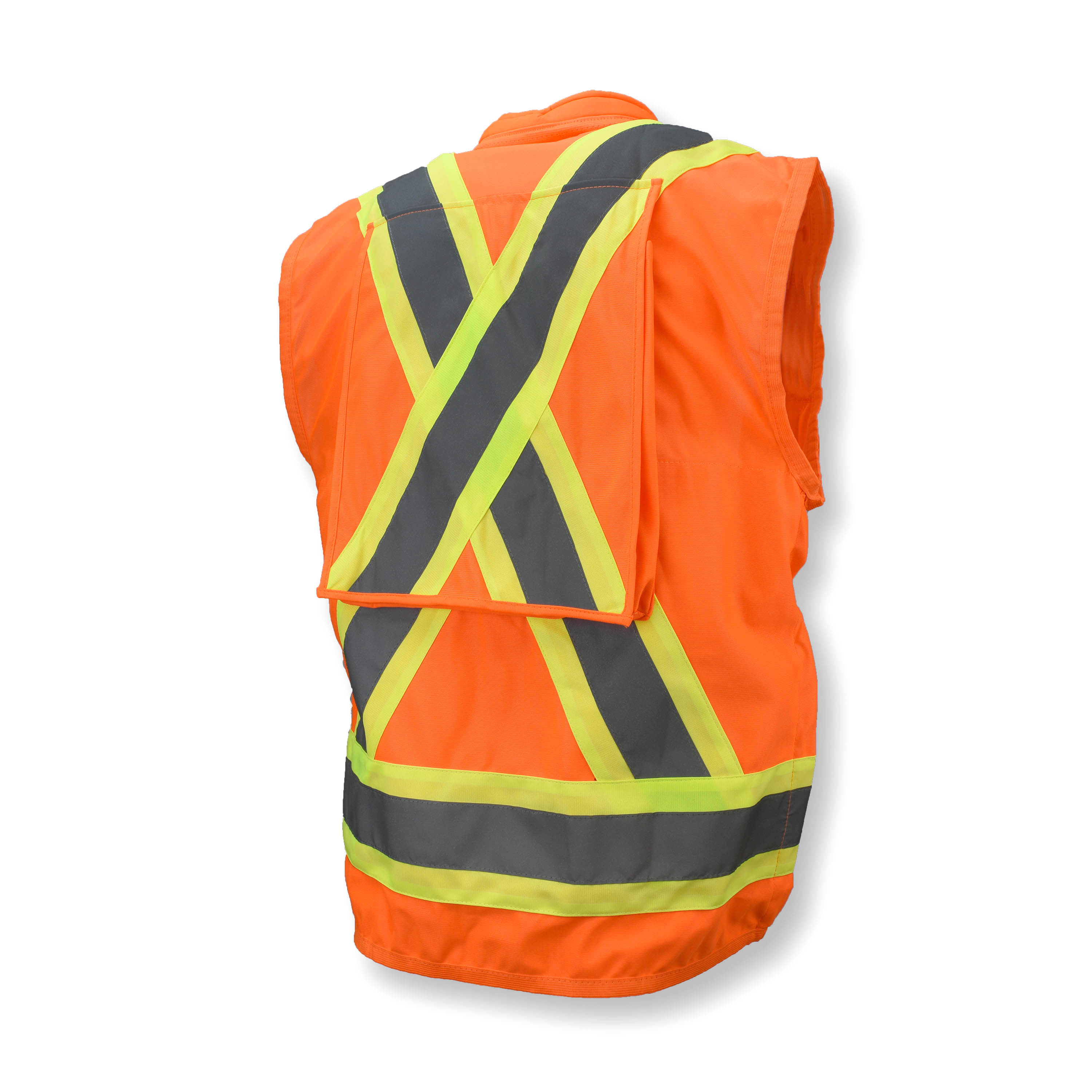 Picture of Radians SV030X-2 Heavy Duty 10-Pocket Cruiser Vest with Back Pouch X-Back