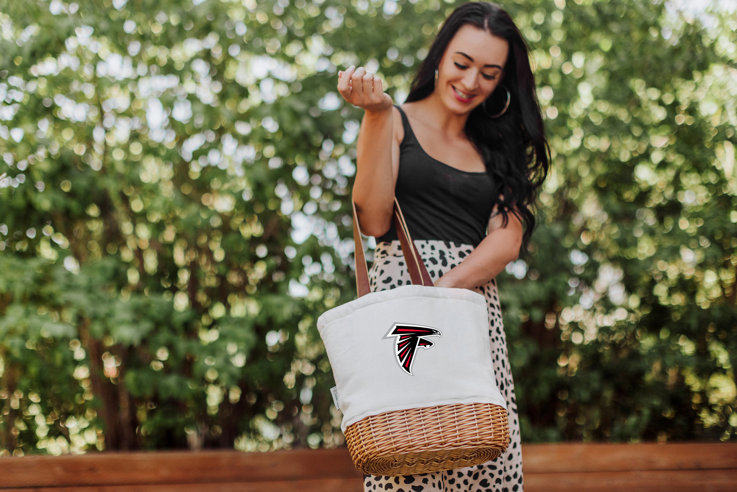 Atlanta Falcons - Pico Willow and Canvas Lunch Basket