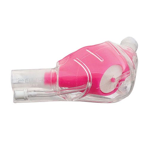 ClearView™ Classic Nasal Hood, Pediatric, Single-Use, Hot Pink Color - 12/Box