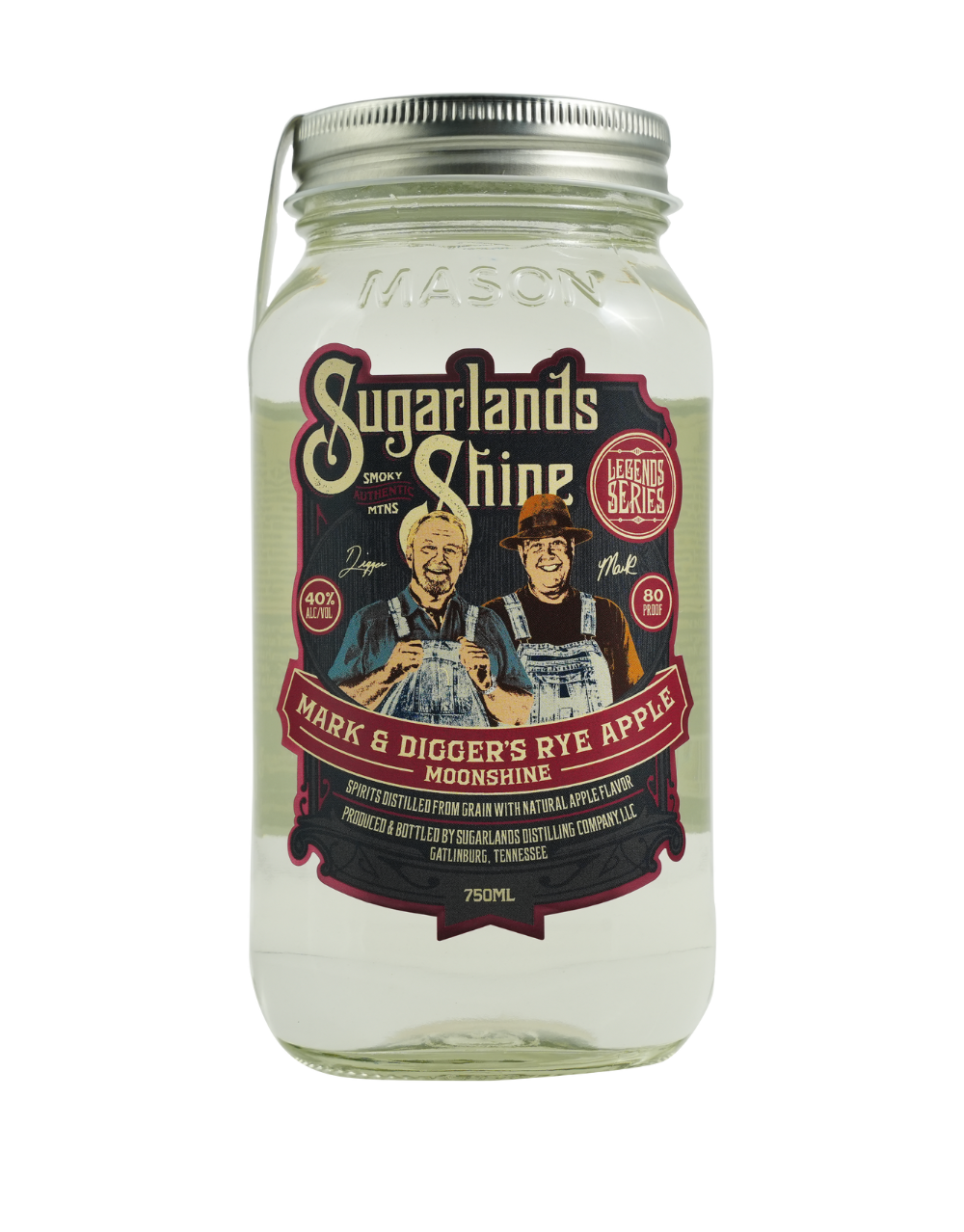 SUGARLANDS MARK & DIGGER'S RYE APPLE MOONSHINE