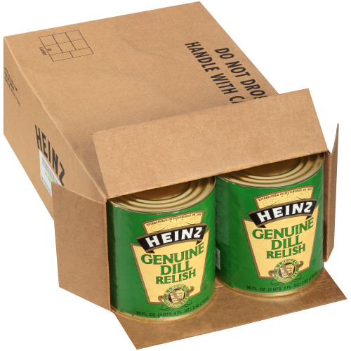  HEINZ Genuine Dill Relish #10 Can, 99 fl. Oz. (Pack of 6) 