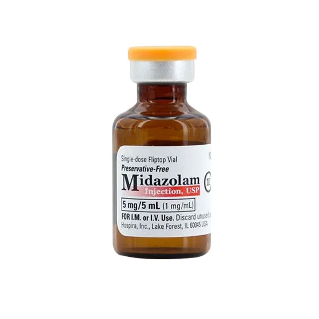 Midazolam 1mg/ml 10ml CIV - 10/Box- CIV