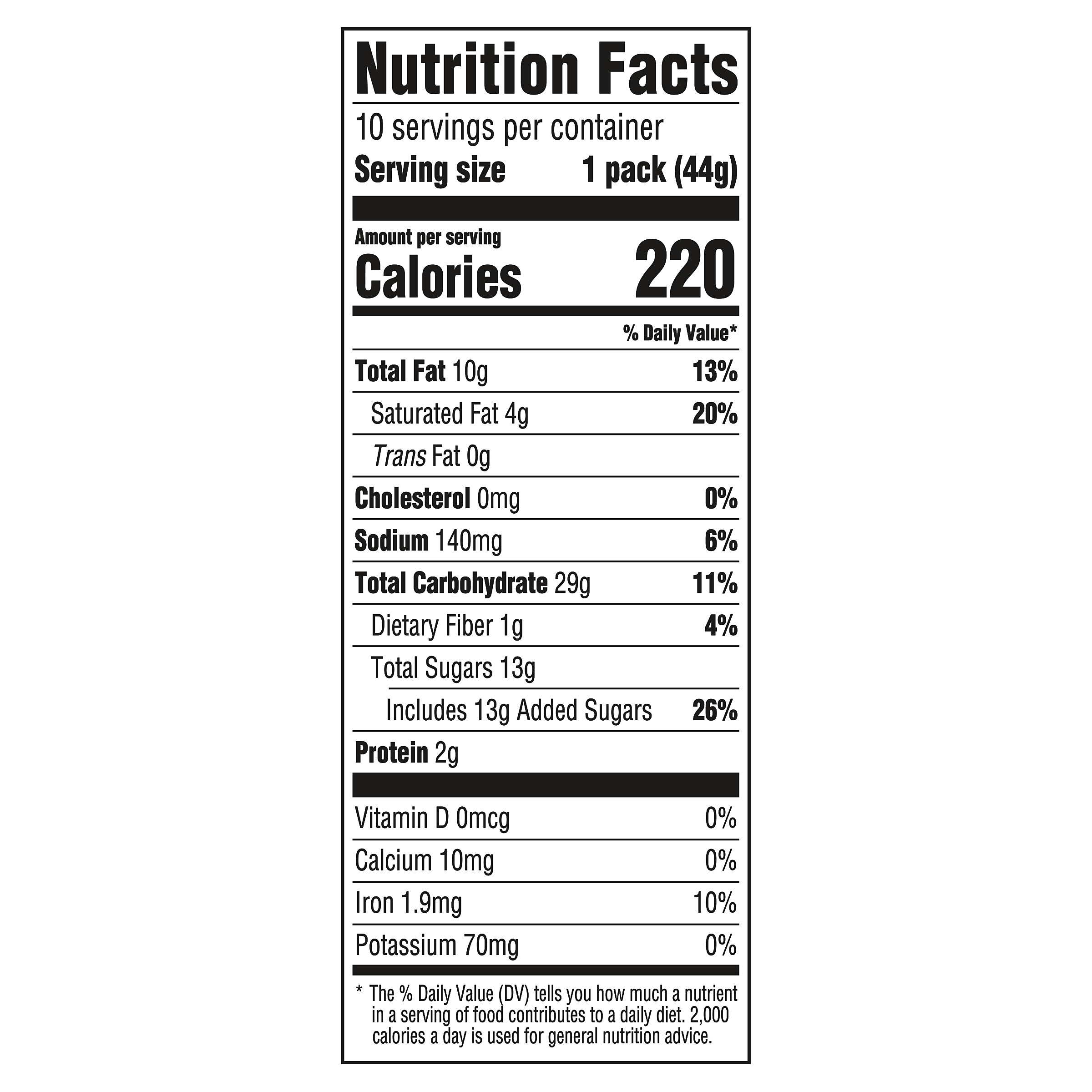 Nutrition Facts