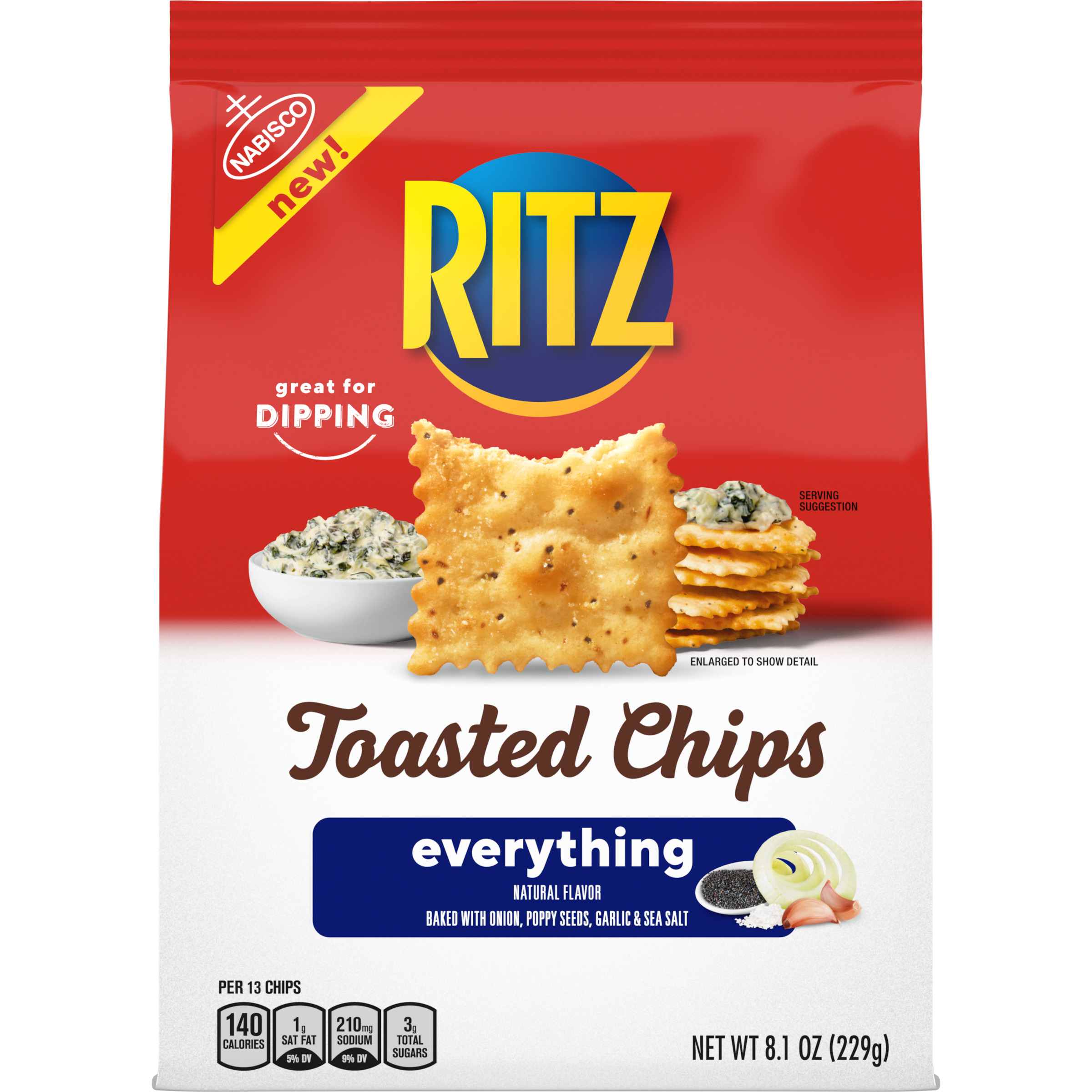 RITZ Everything Toasted Chips, 8.1 oz-thumbnail-1