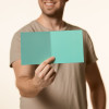 Thumbs Up Blank Greeting Card - Friendship, Thinking of You, Congratulations image