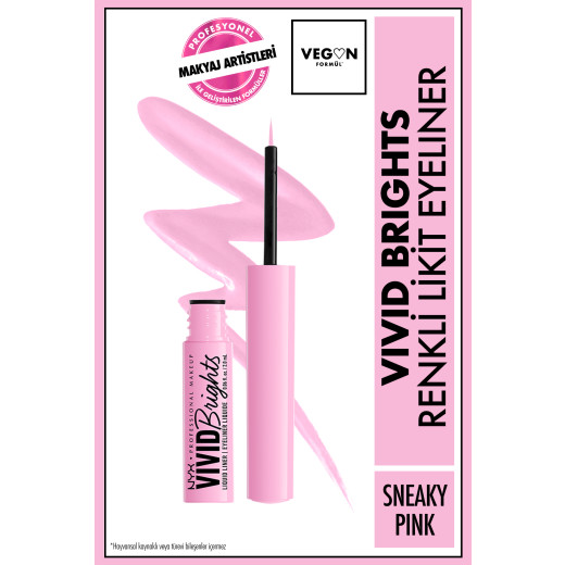 vivid brights likit eyeliner - sneaky pink