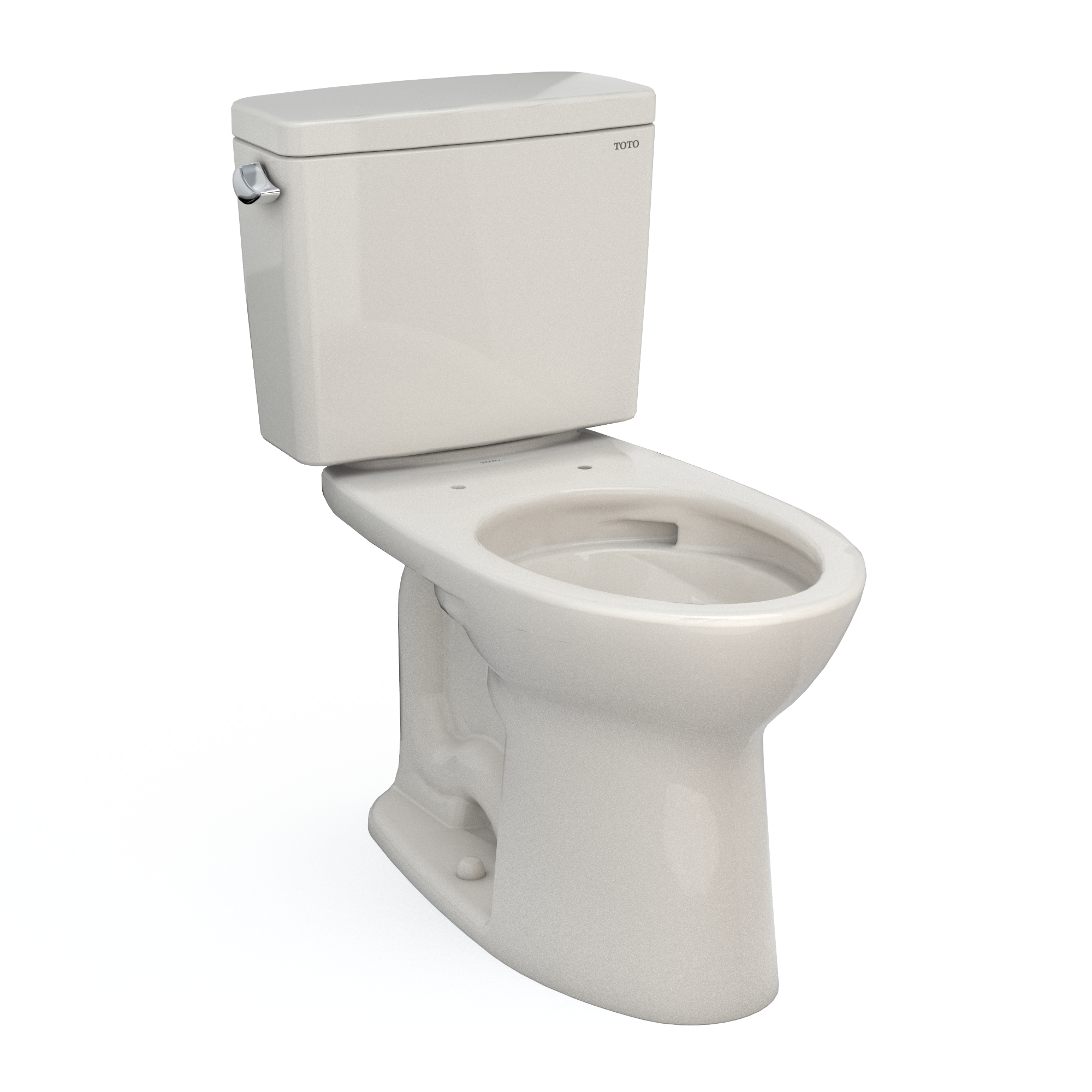 TOTO Drake Two-Piece Elongated 1.6 GPF TORNADO FLUSH Toilet with CEFIONTECT, Sedona Beige, Vitreous China, CST776CSG#12