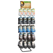 Bellingham PL20BGC Best Sellers Glove Assortment 20 Peg Planogram, 240 Pairs