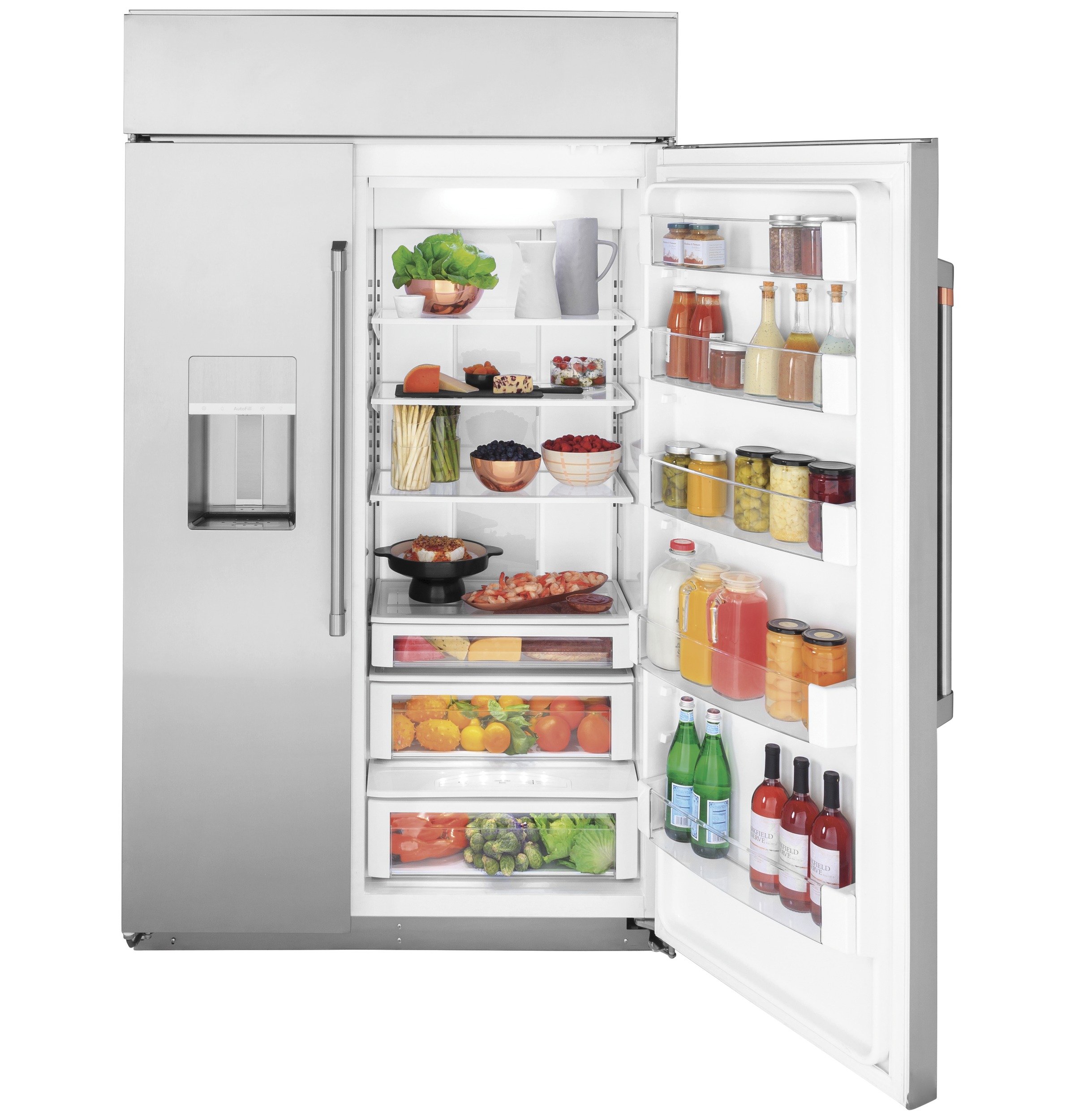 B/I 28.7 CuFt SS Extr,LED Lighting Extrnl Ice & Water Dispnr w/Auto-Fill MWF Filter — Connectable via built-in WiFi view 5