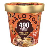 Peanut Butter Cookie Dough and Fudge Light Ice Cream, Lower Calorie Frozen Dessert Pint, 16 fl oz