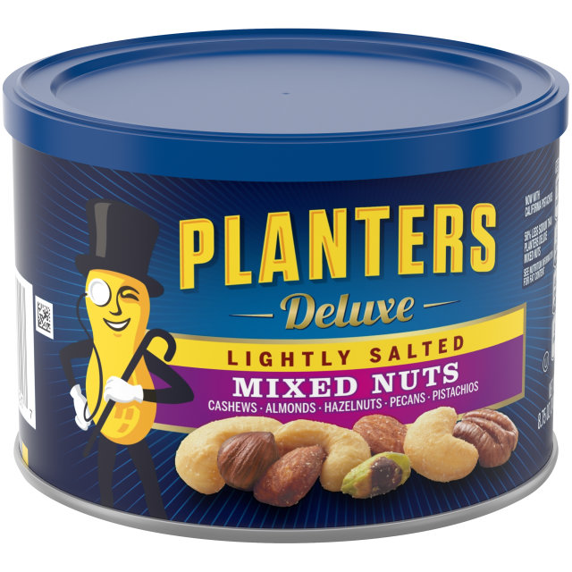 PLANTERS Deluxe Lightly Salted Mixed Nuts 8.75 oz Can Planters
