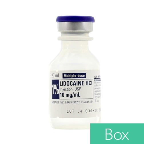 Lidocaine HCl 1% (10mg/ml), 20ml Multiple Dose Vial