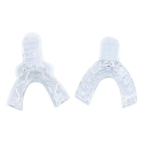Impression Tray # 4 Perforated Medium Lower Clear - 12/Bag