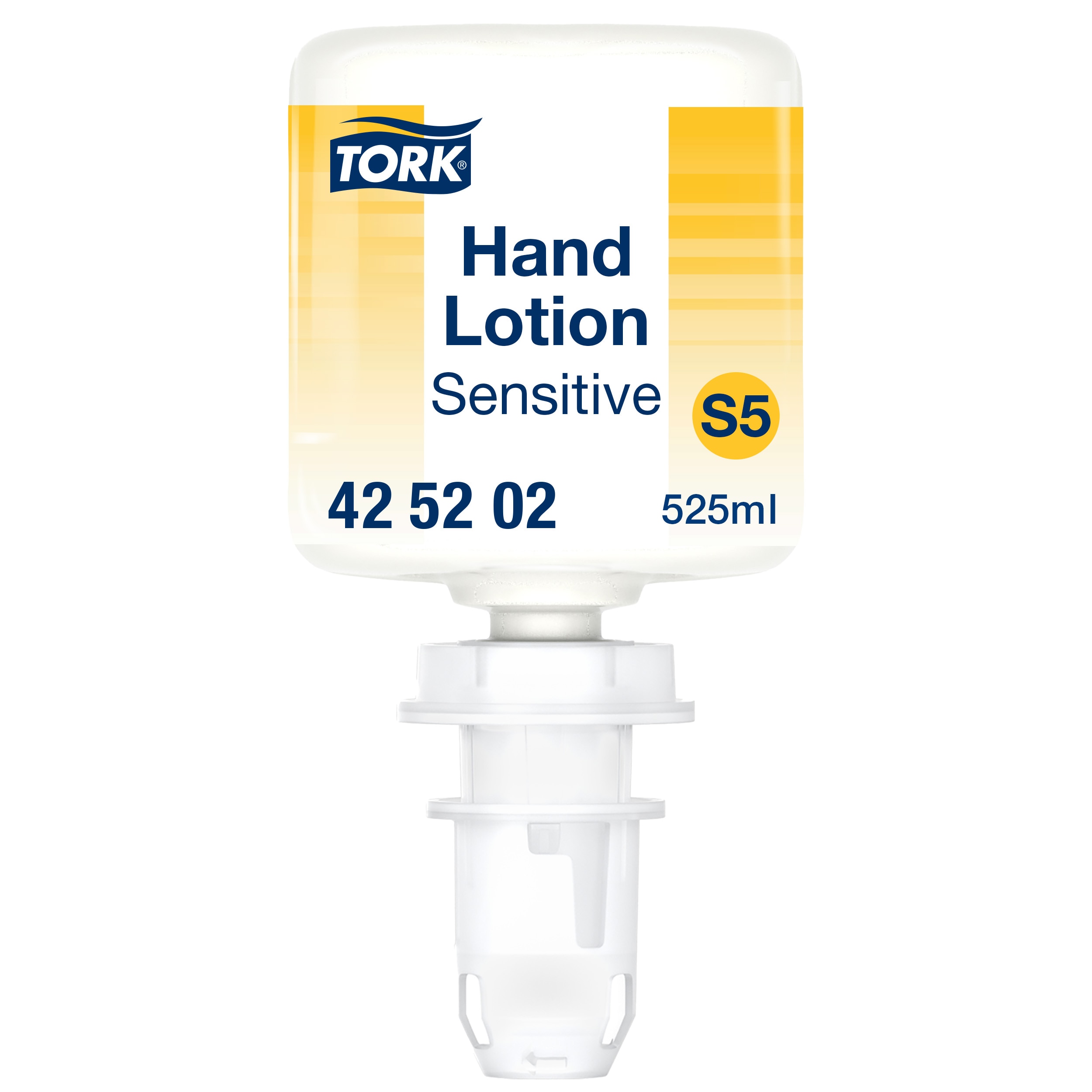 Håndlotion, Uden farve og parfume, Til dispenser, 525 ml, Tork Sensitiv S5