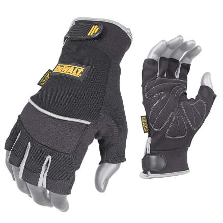 DEWALT DPG216 Leather Performance Hybrid Gloves - Heavy Duty Work Gloves