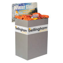 Bellingham BINSB46012 Snow Blower™ Insulated PVC Gloves Cardboard Half Bin, 36 Pairs