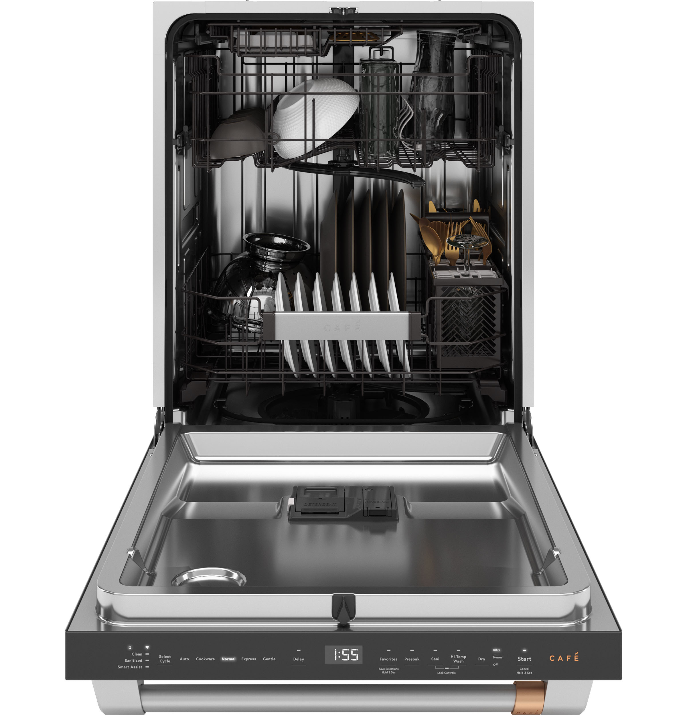 Cafe™ 24" Fingerprint Resistant Stainless Steel Top Control Built In Dishwasher view 4