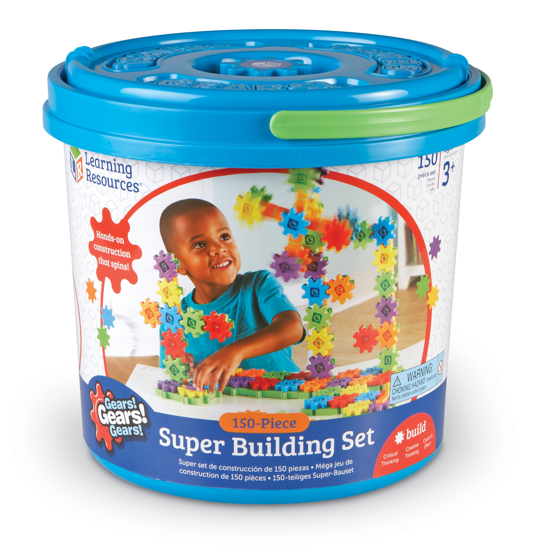 Learning Resources Gears! Gears! Gears! 150-Piece Super Building Set image number null