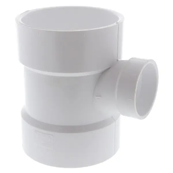 TIGRE 401-3475 4" x 4" x 2" PVC DWV Reducing Tee
