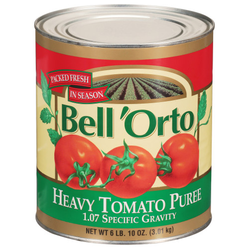 BELL ORTO Heavy Tomato Puree, 107 oz. Can (Pack of 6) 