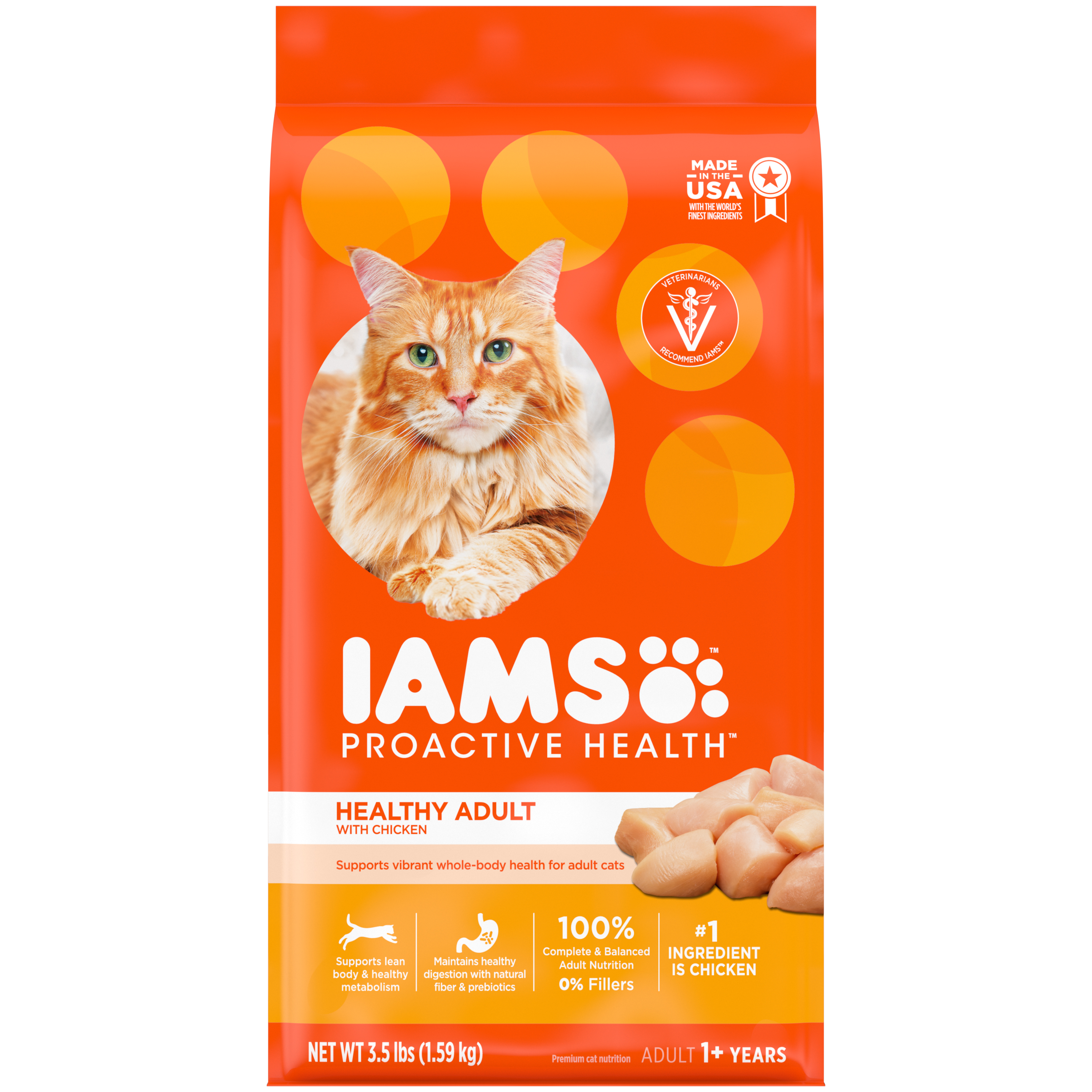 3.5 Lb Iams Cat Original Adult Chicken (4 Per Bale) - Health/First Aid