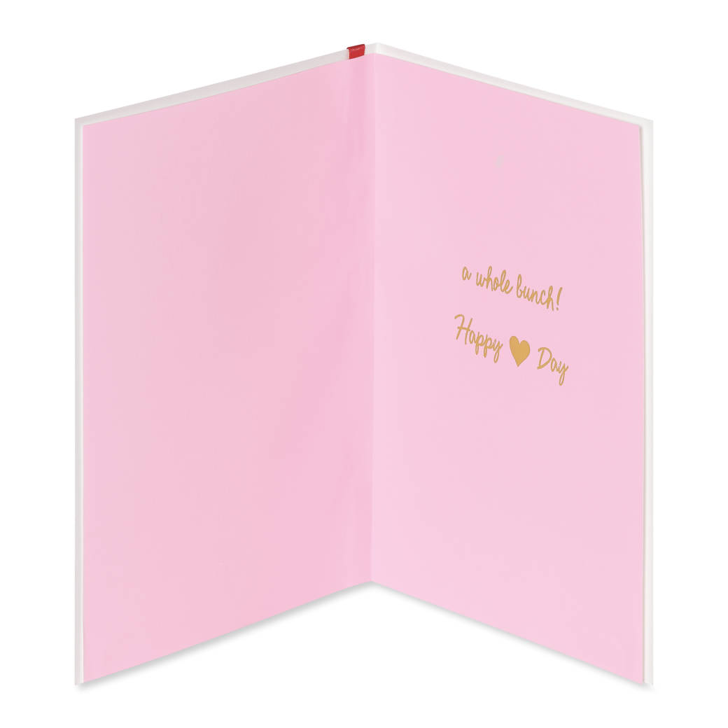 A Whole Bunch Cat Valentines Day Greeting Card