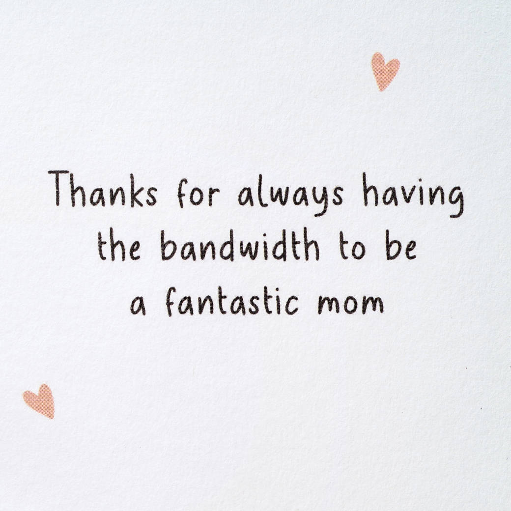 Tech-Savvy Love Mother's Day Greeting Card