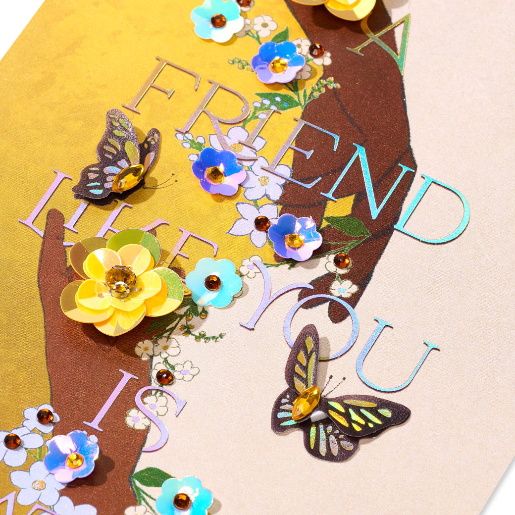 Showing Up and Showing Out Greeting Card for Friend Image 5