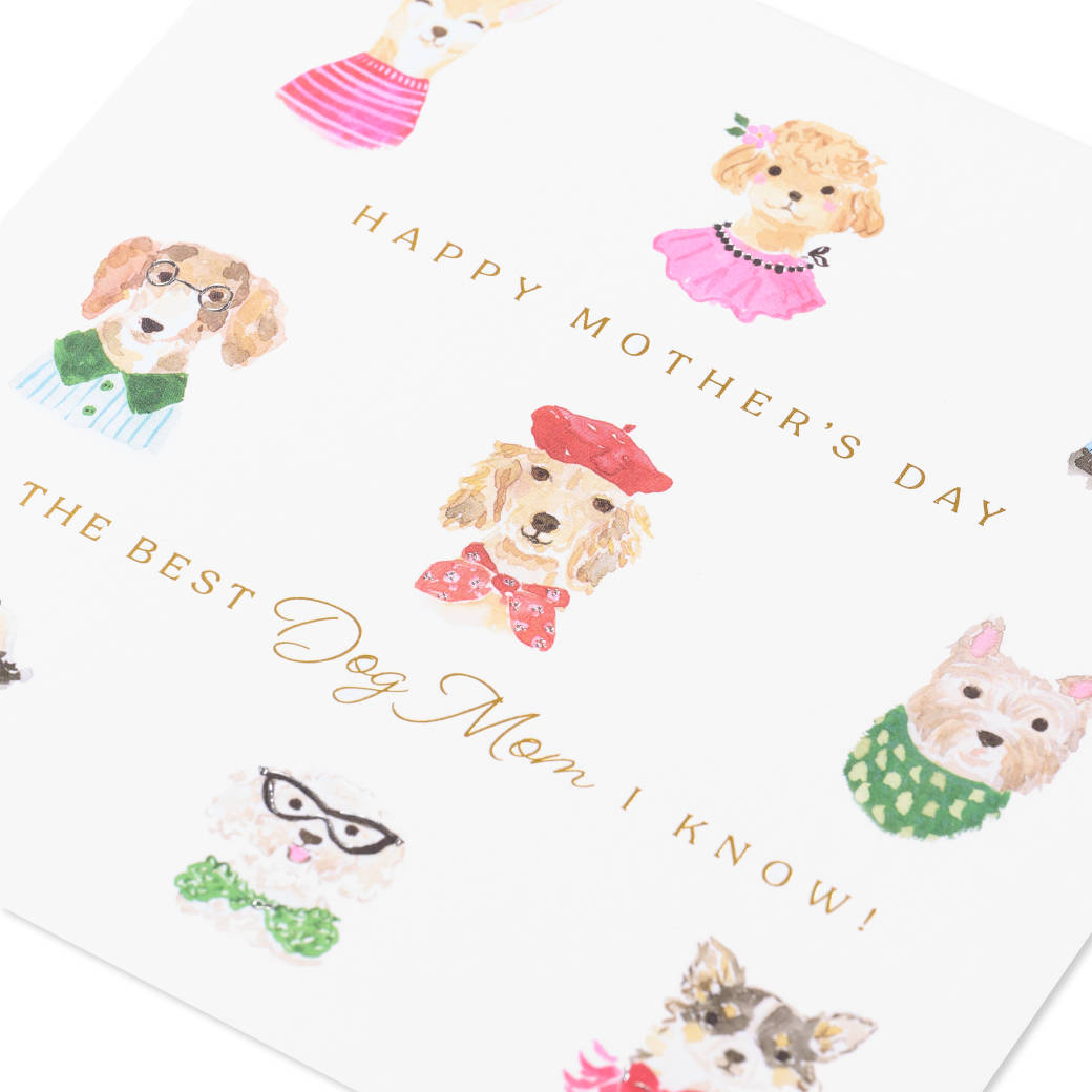 Pawsitively Wonderful Mother's Day Greeting Card for Dog Mom Image 5