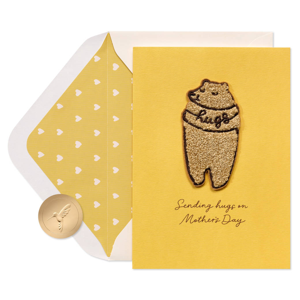 Sending Hugs Mother's Day Greeting Card
