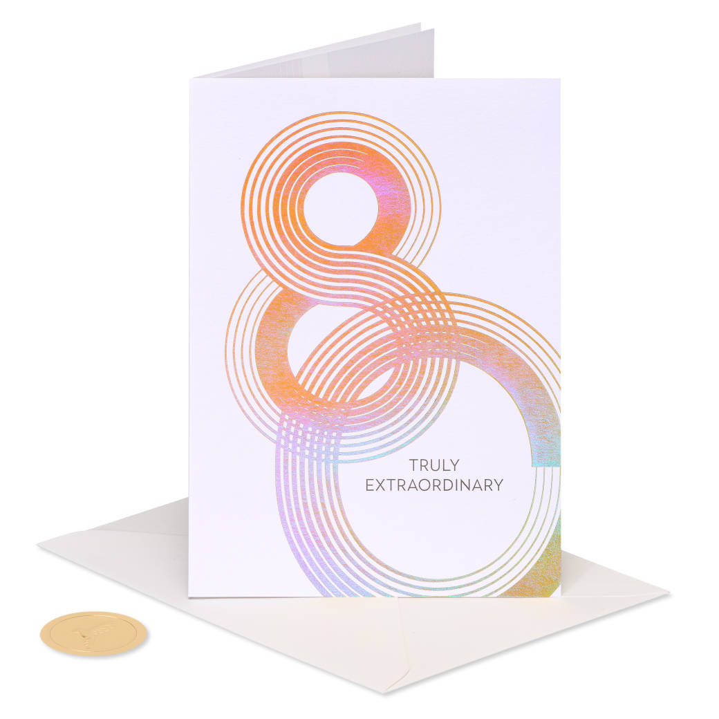 Celebrating You 80th Birthday Greeting Card