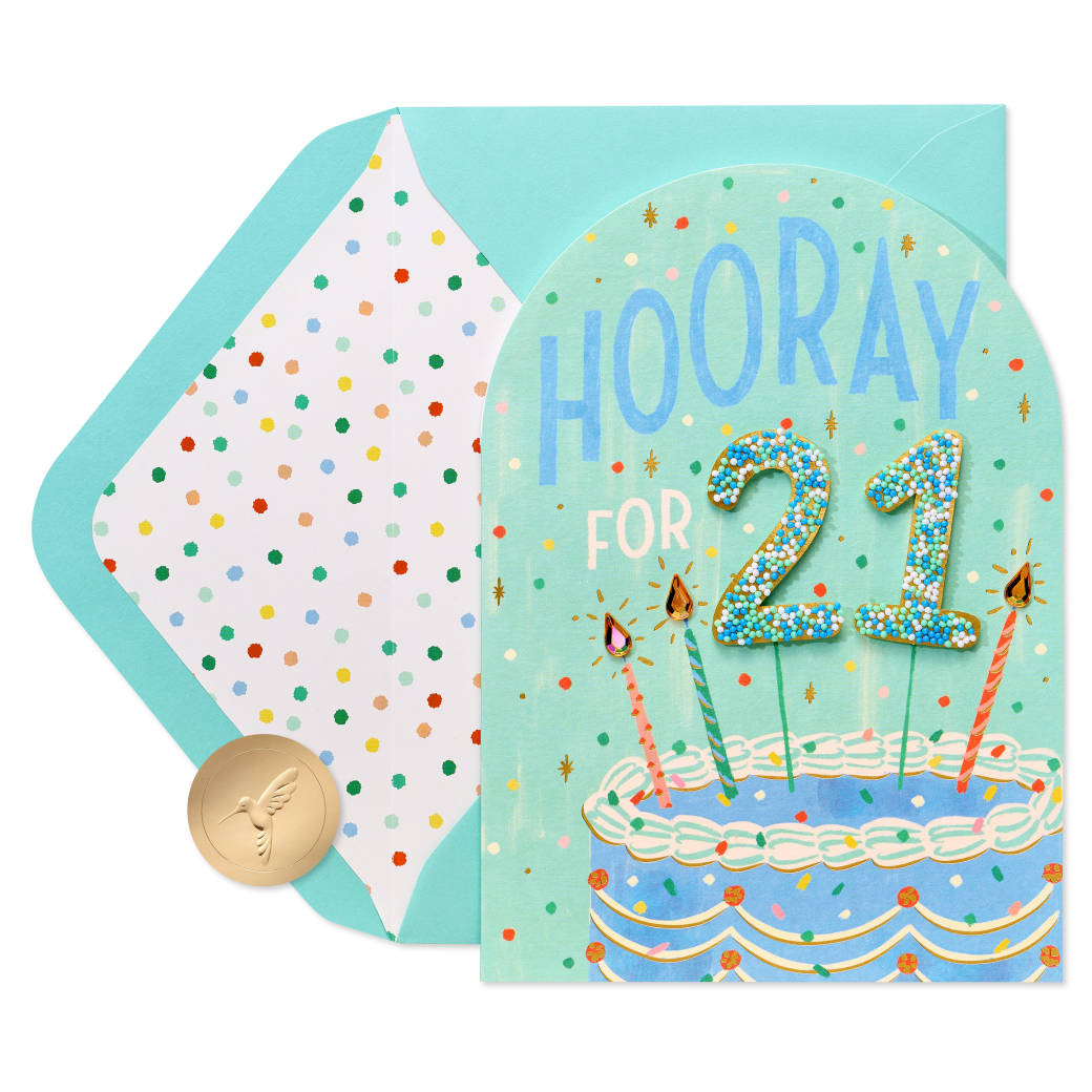 Everything You Wish For 21st Birthday Greeting Card