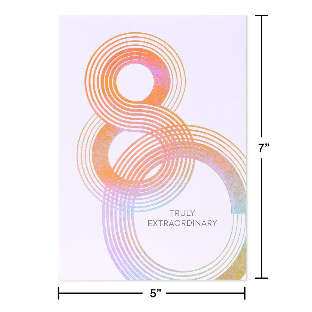 Celebrating You 80th Birthday Greeting Card