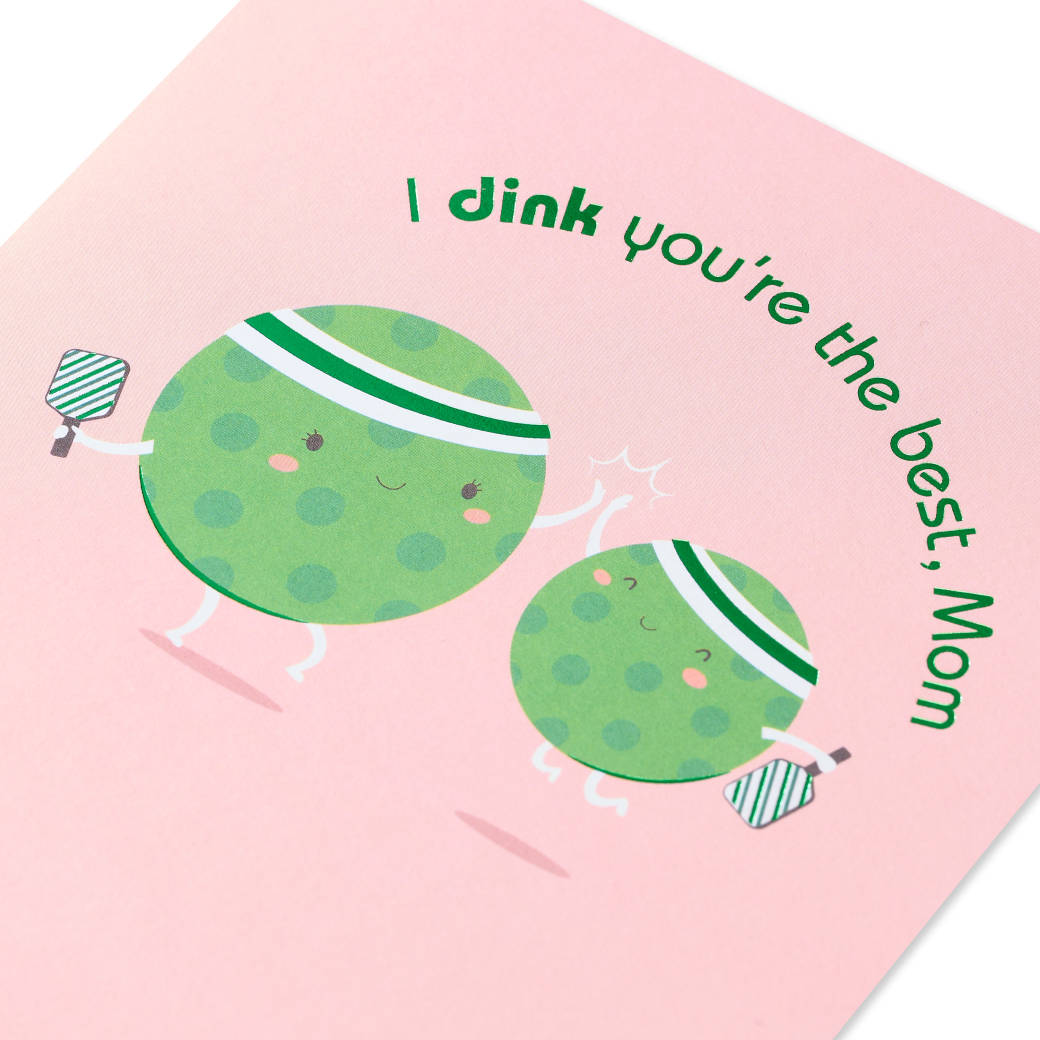 Biggest Fan Pickleball Mother's Day Greeting Card Image 5