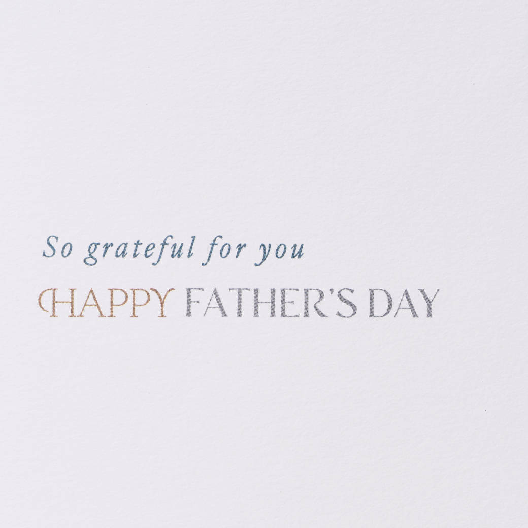 So Grateful For You Father's Day Greeting Card Image 3