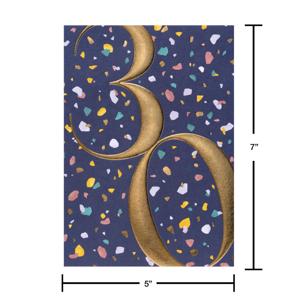 Enjoy Every Moment 30th Birthday Greeting Card