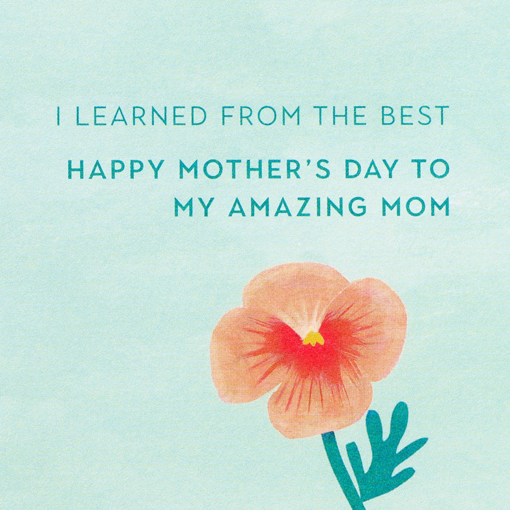 Learned from the Best Mother's Day Greeting Card