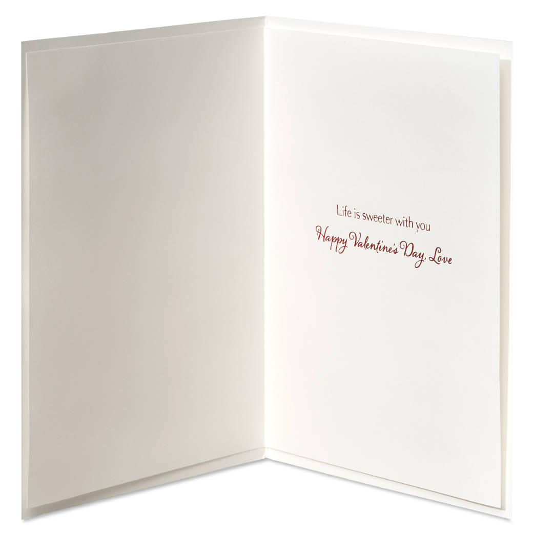 Sweeter With You Valentine's Day Greeting Card