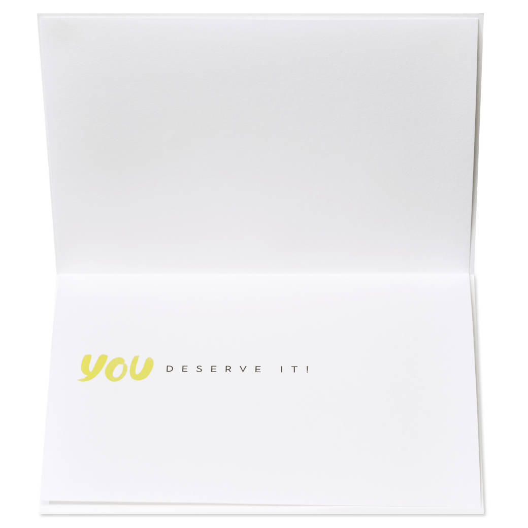 You Deserve It Father's Day Greeting Card Image 2