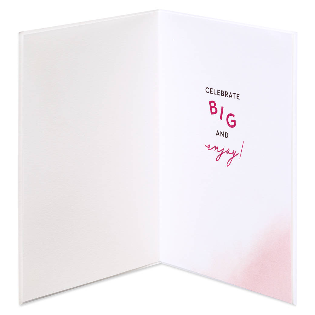 Celebrate Big 50th Birthday Greeting Card