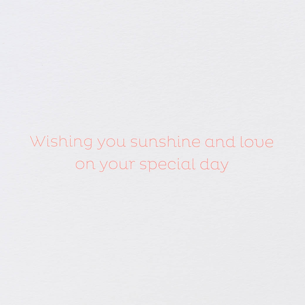 Sunshine and Love Mother's Day Greeting Card Image 3