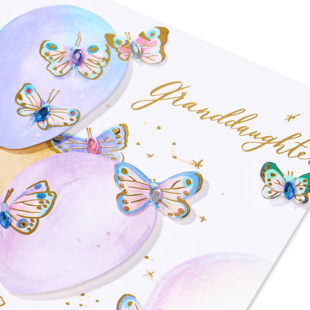 Joy To Our Hearts Birthday Greeting Card for Granddaughter Image 5