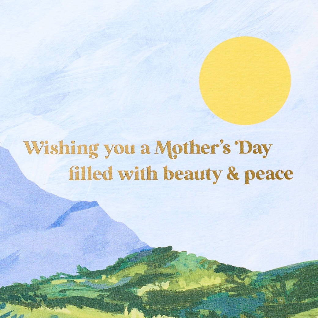Beauty & Peace Displayable Mother's Day Greeting Card Image 3