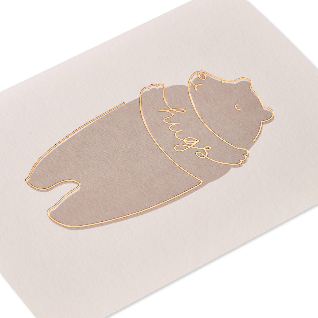 Hugs Blank Thinking of You Greeting Card Image 5