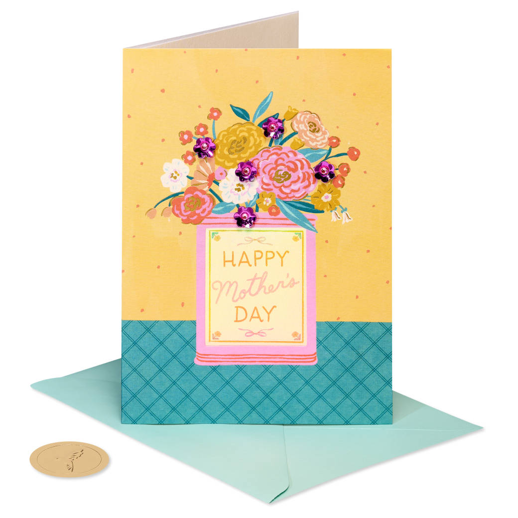 Blooming with Happiness Mother's Day Greeting Card