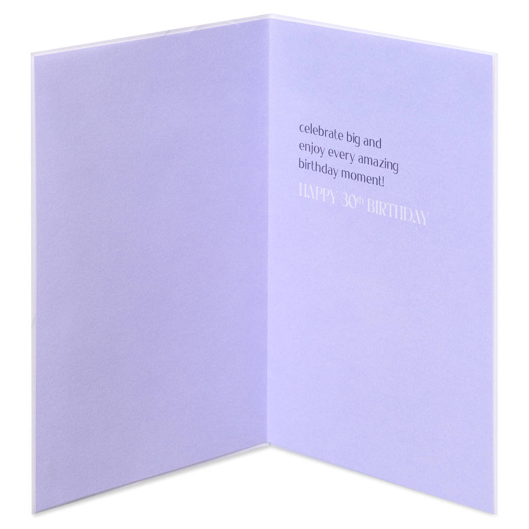 Enjoy Every Moment 30th Birthday Greeting Card