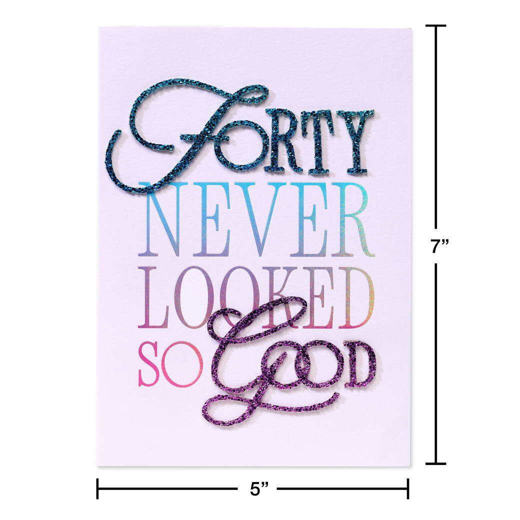 Keep Doing You 40th Birthday Greeting Card